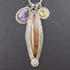 amethyst sage charm necklace Michele Grady
