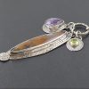 amethyst sage charm necklace