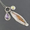 amethyst sage charm necklace