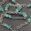 Raw Apatite Bead Necklace