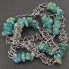 Raw Apatite Bead Necklace