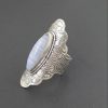 Blue Lace Agate Saddle Ring