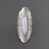 Blue Lace Agate Saddle Ring