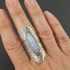 Blue Lace Agate Saddle Ring Michele Grady