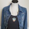 Druzy Chalcedony Carnelian Pendant