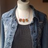 citrine cluster necklace