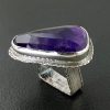amethyst ring square band