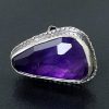 amethyst ring square band