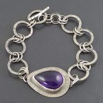 Amethyst Link Bracelet 3