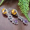 Tiger eye grapevine earrings Michele Grady
