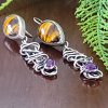 Tiger eye grapevine earrings Michele Grady