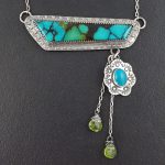 Asymmetrical Turquoise Necklace