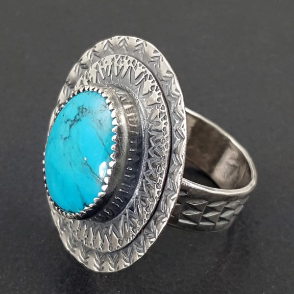 Turquoise Ring size 9