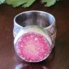 pink druzy wide band ring