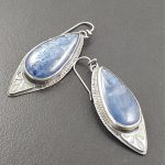 kyanite earrings