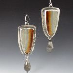 polychrome jasper earrings