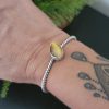honey tiger eye stacking cuff