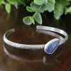 tanzanite stacking cuff
