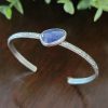 tanzanite stacking cuff