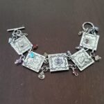 Semi Precious Stone Garden Flower Bracelet