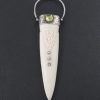 carved bone talisman pendant
