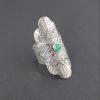 Chrysoprase Mandala Saddle Ring