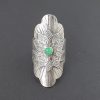 Chrysoprase Mandala Saddle Ring