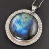 Reversible Labradorite Necklace