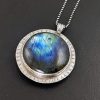 Reversible Labradorite Necklace
