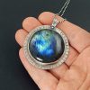 Reversible Labradorite Necklace