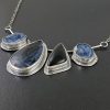 Pietersite black onyx necklace