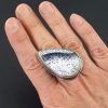 dendritic opal ring