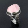 pink opal ring square band