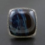 leland blue ring square band Michele Grady