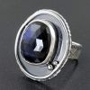 rose cut labradorite ring Michele Grady