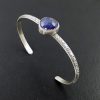 tanzanite stacking cuff