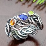 lapis Grapevine Ring Size 7