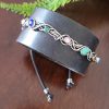 leather grapevine bangle michele grady