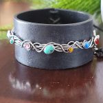 leather grapevine bangle michele grady