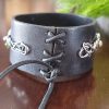 leather grapevine bangle michele grady