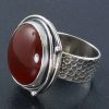 carnelian grapevine ring