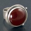 carnelian grapevine ring