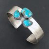 3 Stone Turquoise Cuff 2