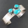 3 Stone Turquoise Cuff 4