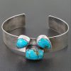 3 Stone Turquoise Cuff 6