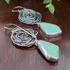 variscite rose earrings 3