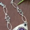 Amethyst Citrine Grapevine Statement Necklace 9
