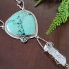 Turquoise Rose Statement Necklace 4