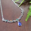 Lapis Drop Grapevine Necklace Michele Grady