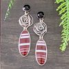 sardonyx rose earrings 2
